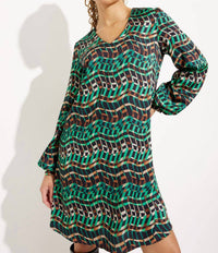 Joseph Ribkoff - Geometric Mini Shift Dress