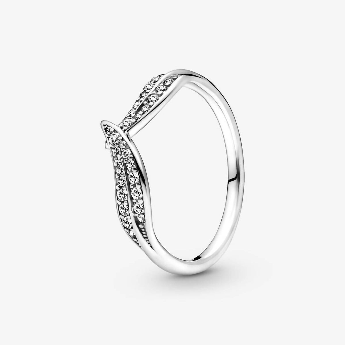 Pandora - Women's Sparkling Leaves Ring