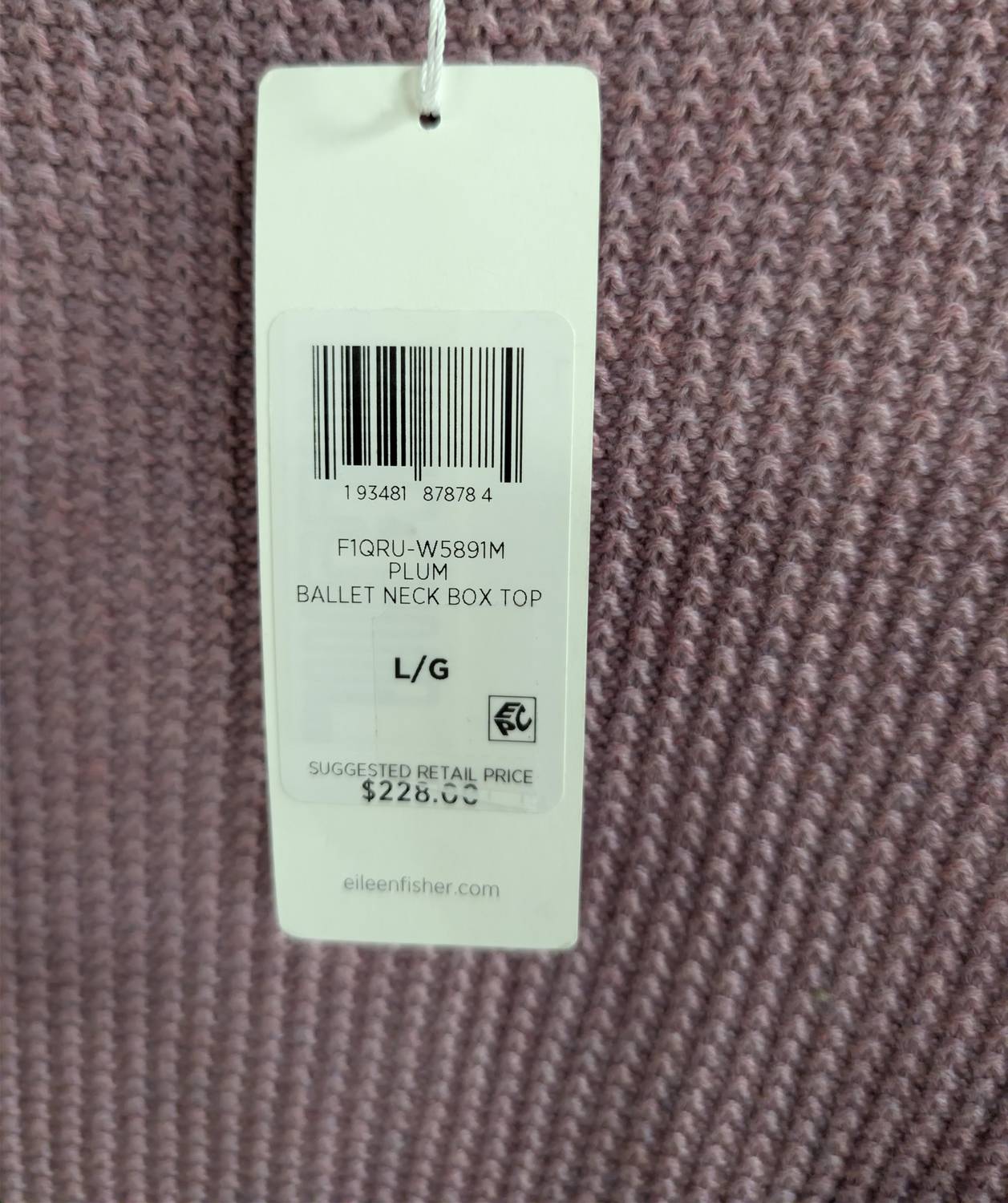 Eileen Fisher - WOMEN'S BALLET NECK BOX TOP