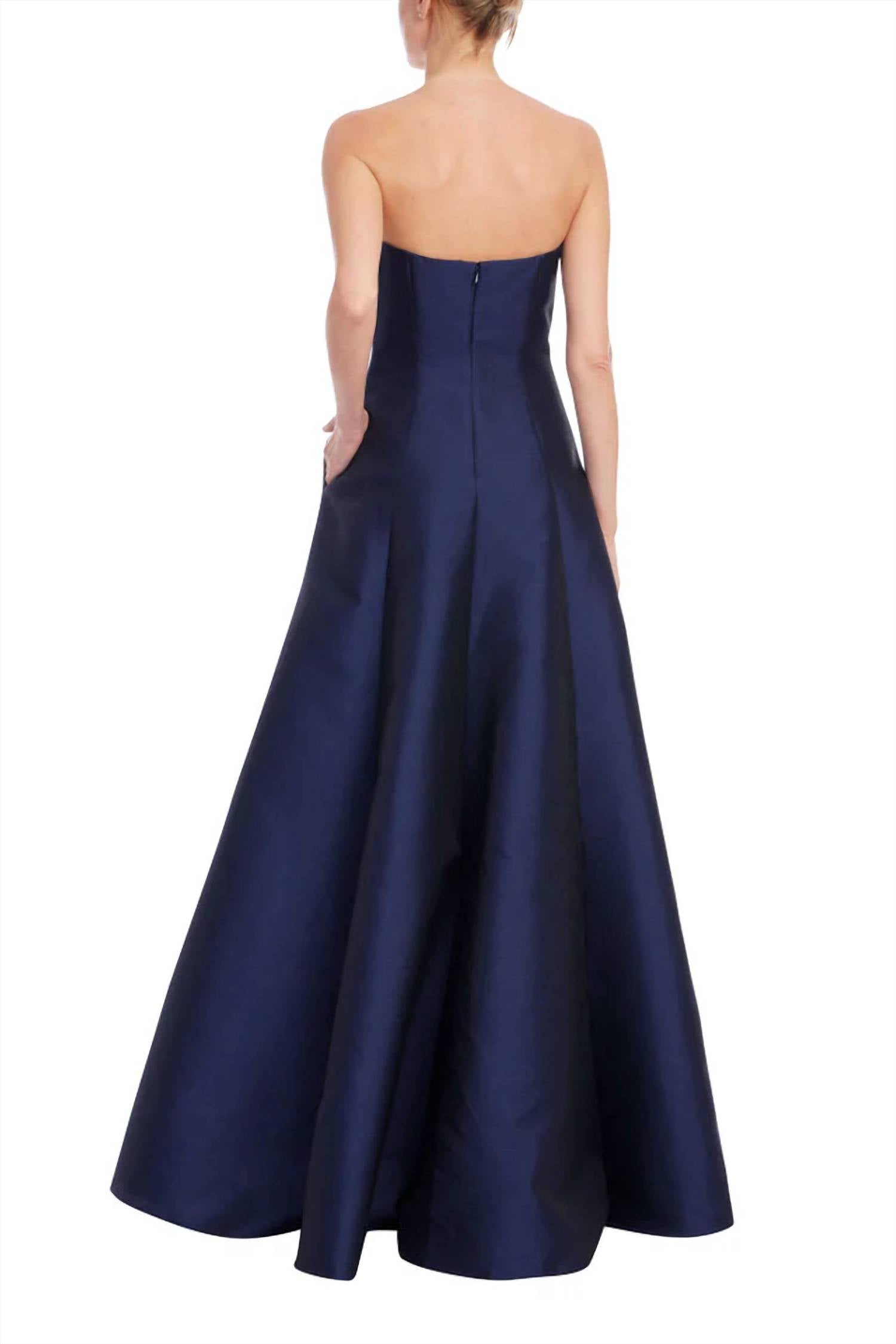 Badgley Mischka - Strapless A-line Ball Gown
