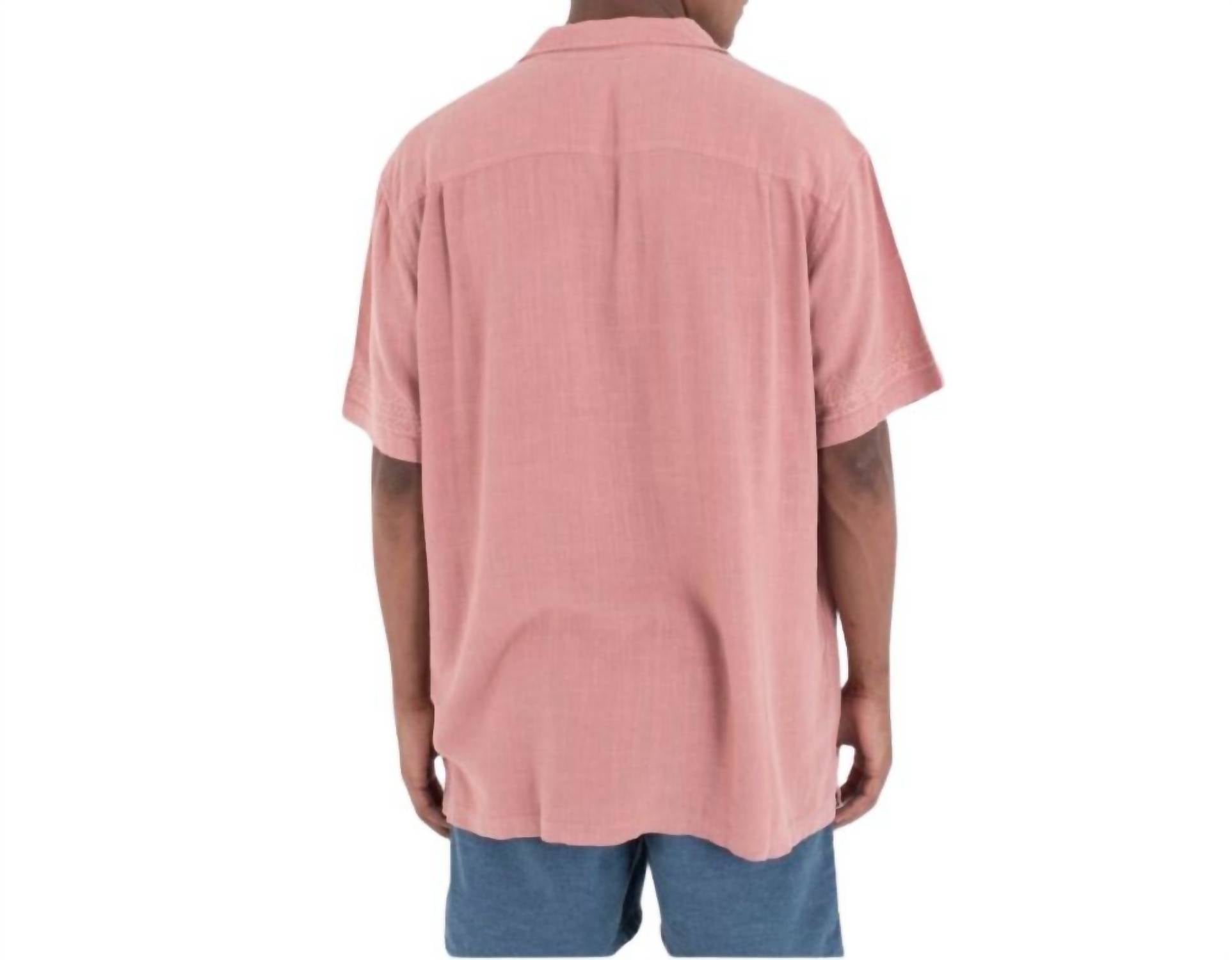 Hurley - Laguna Camp Embroidered Button-front Shirt