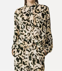 forte forte Velvet Rose Alchemy Shirt in ink - women's shirt