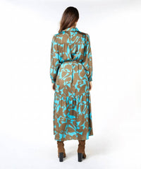 Esqualo - Liva Long Expressive Roots Dress