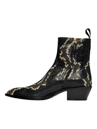 Bally - Men's Gaiman Snake Embossed Leather Boots