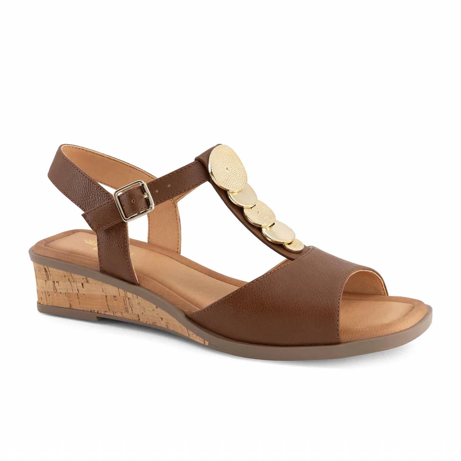 Andrea - Women's T-bar Comfort Sandals