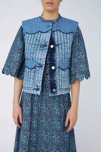 Stella Nova - Denim Quilted Vest