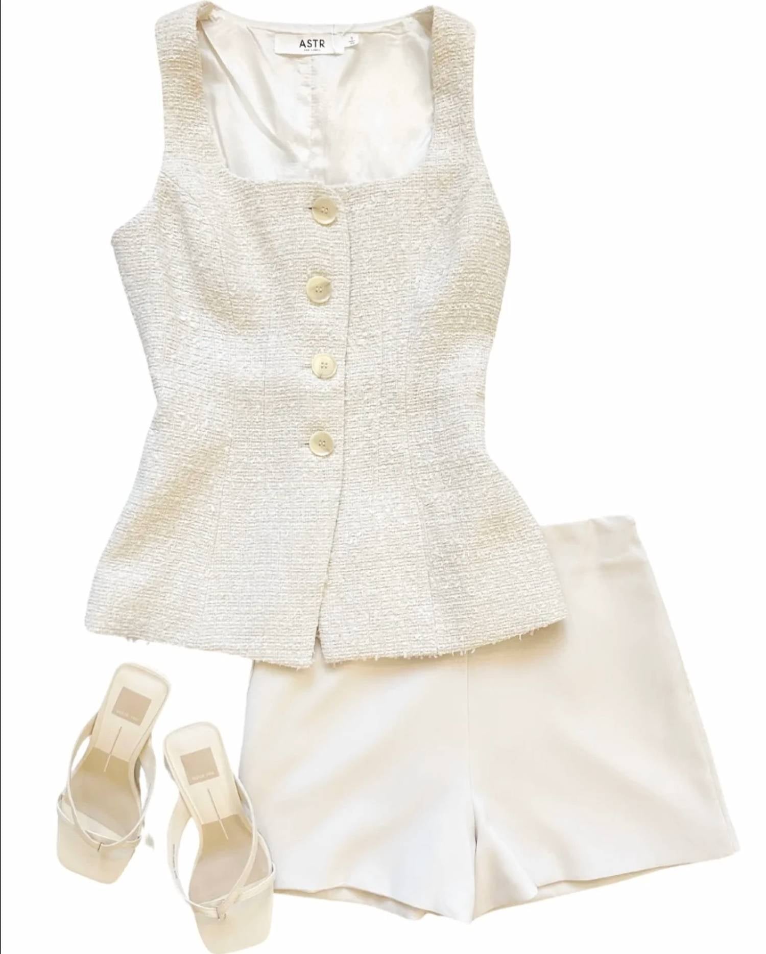 Astr - Brunelle Square Neck Vest