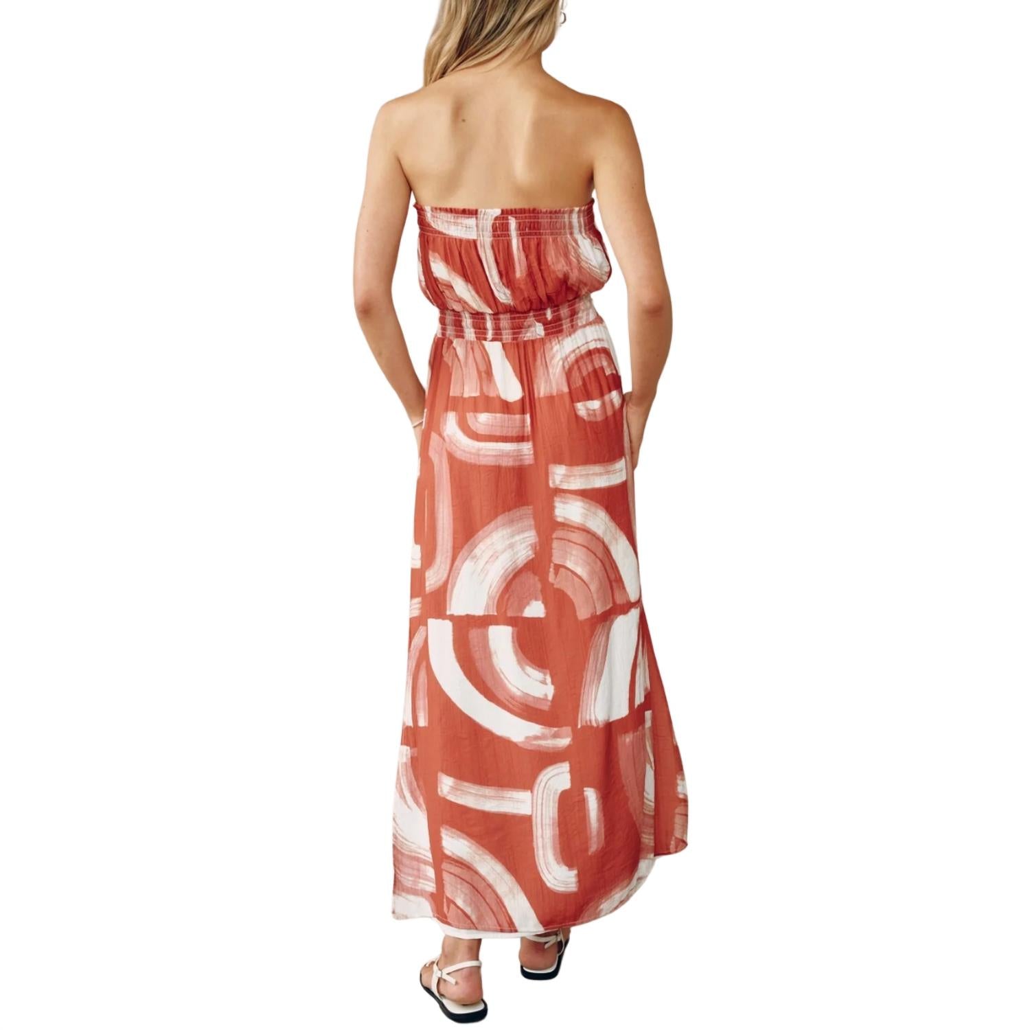 Bella Dahl - Strapless Elastic Waist Midi Dress