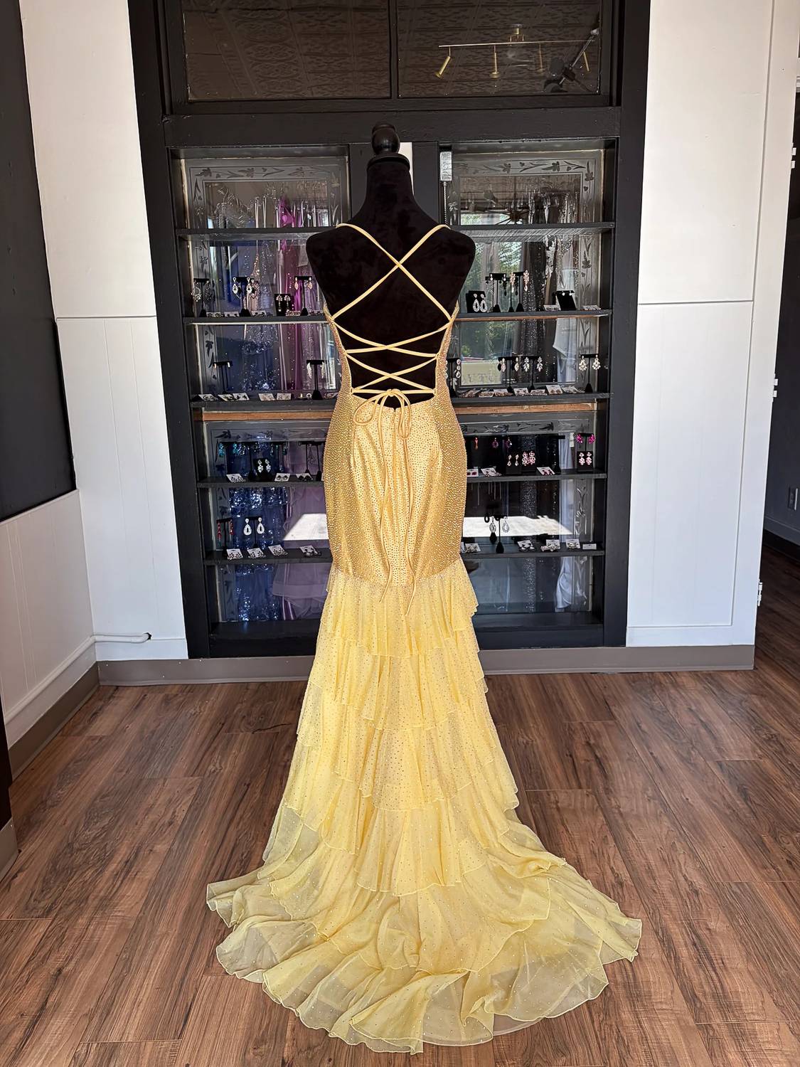 Sherri Hill - Women's Mermaid Spaghetti Straps Dress