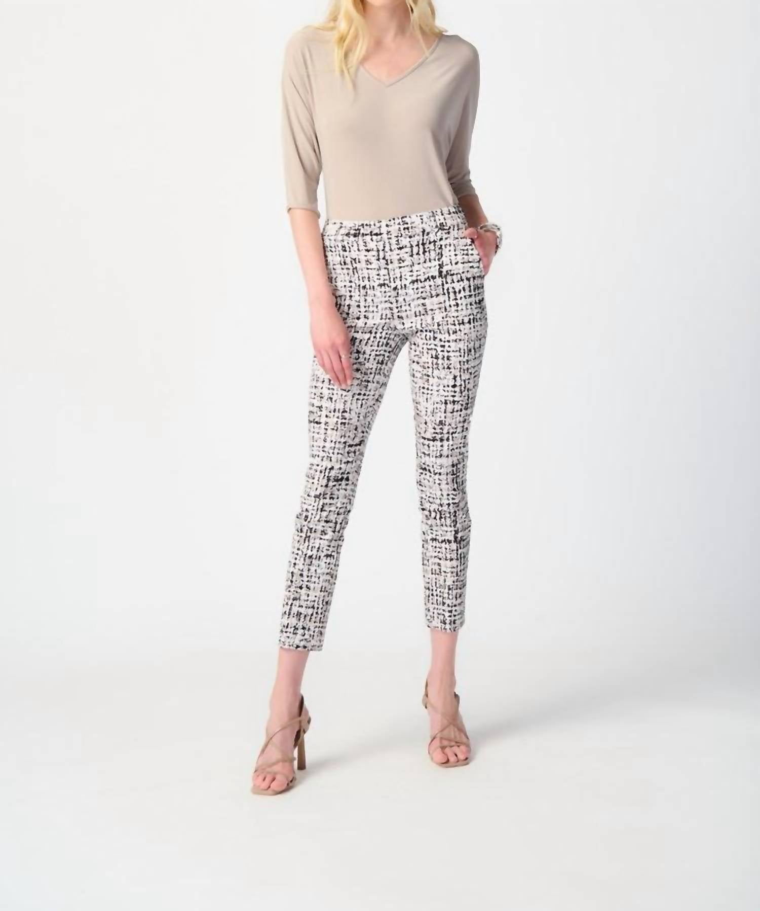Joseph Ribkoff - Abstract Print Millennium Pull-On Pants