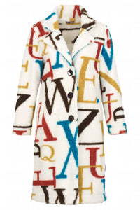 Dolcezza - Sherpa Monogram Coat
