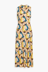 Ulla Johnson Kalena Midi Dress in citrus blossom - women's dress - alternate view