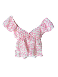Meet Me In Santorini - Petal Splash Top