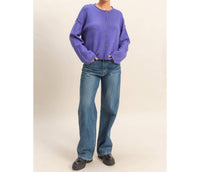 Hyfve - Pop Of Color Cardigan Sweater