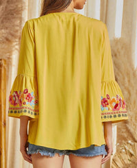 Andree By Unit - South Beach Embroidered Top