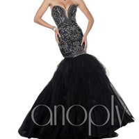 Panoply - Women's Strapless Sweetheart Mermaid Gown