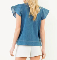 Thml - Flutter Sleeves Top