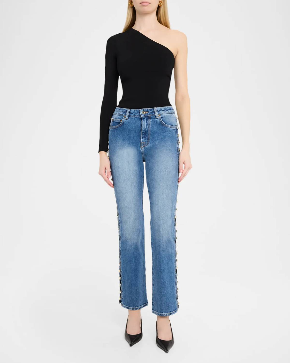 Simkhai - Amelia High Rise Straight Jeans