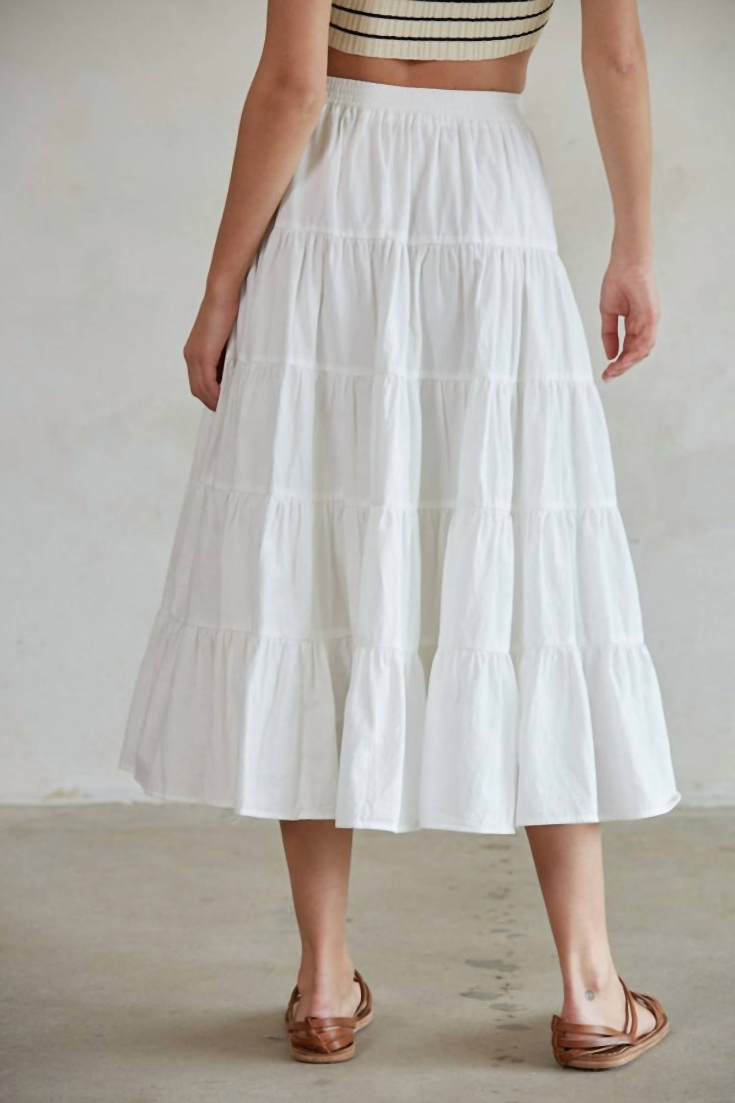 By Together - Flare Ruffled Skirt