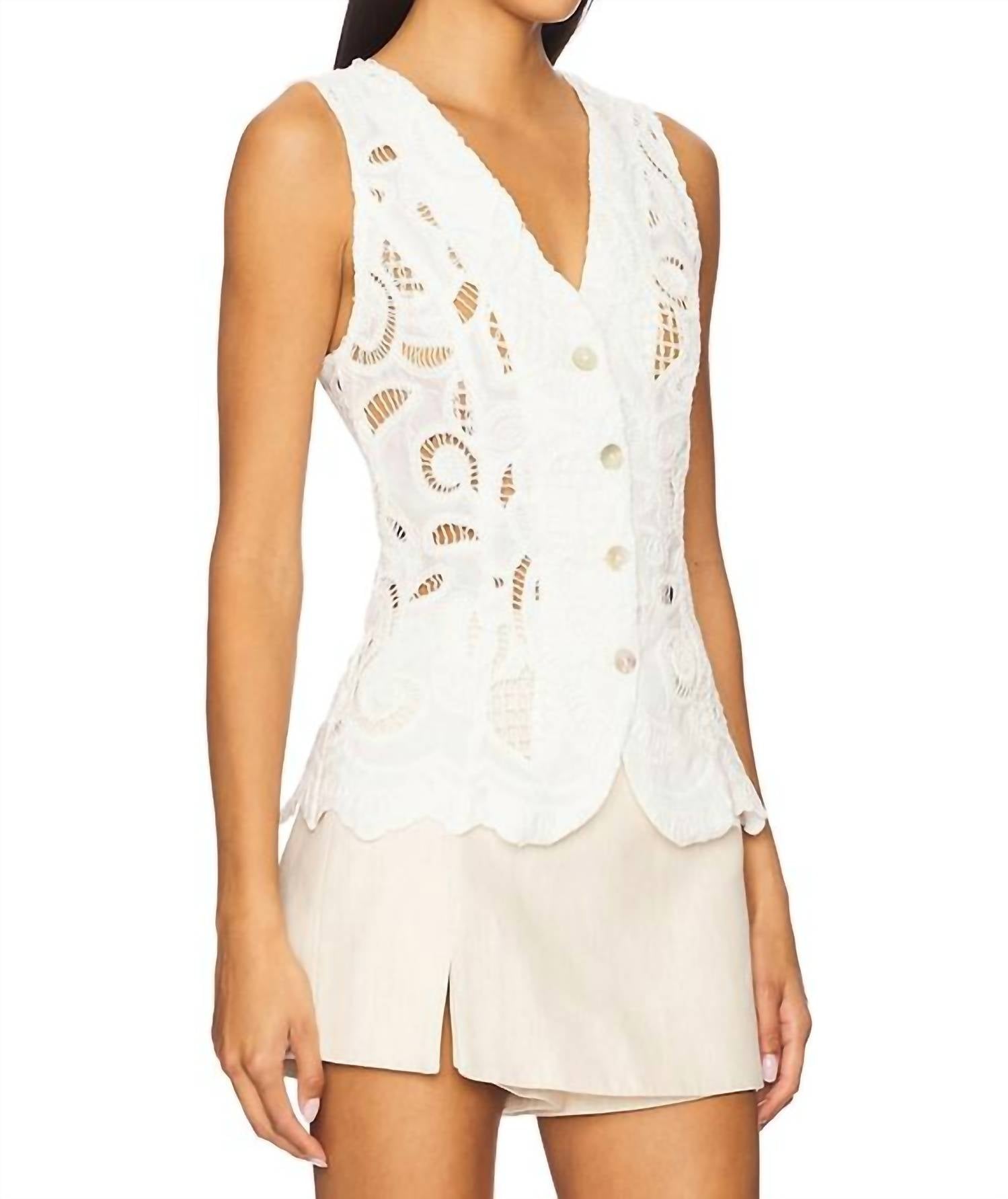 Astr - Meira Crochet Vest