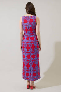 Sugarlips - Rory Abstract Troy Maxi Dress