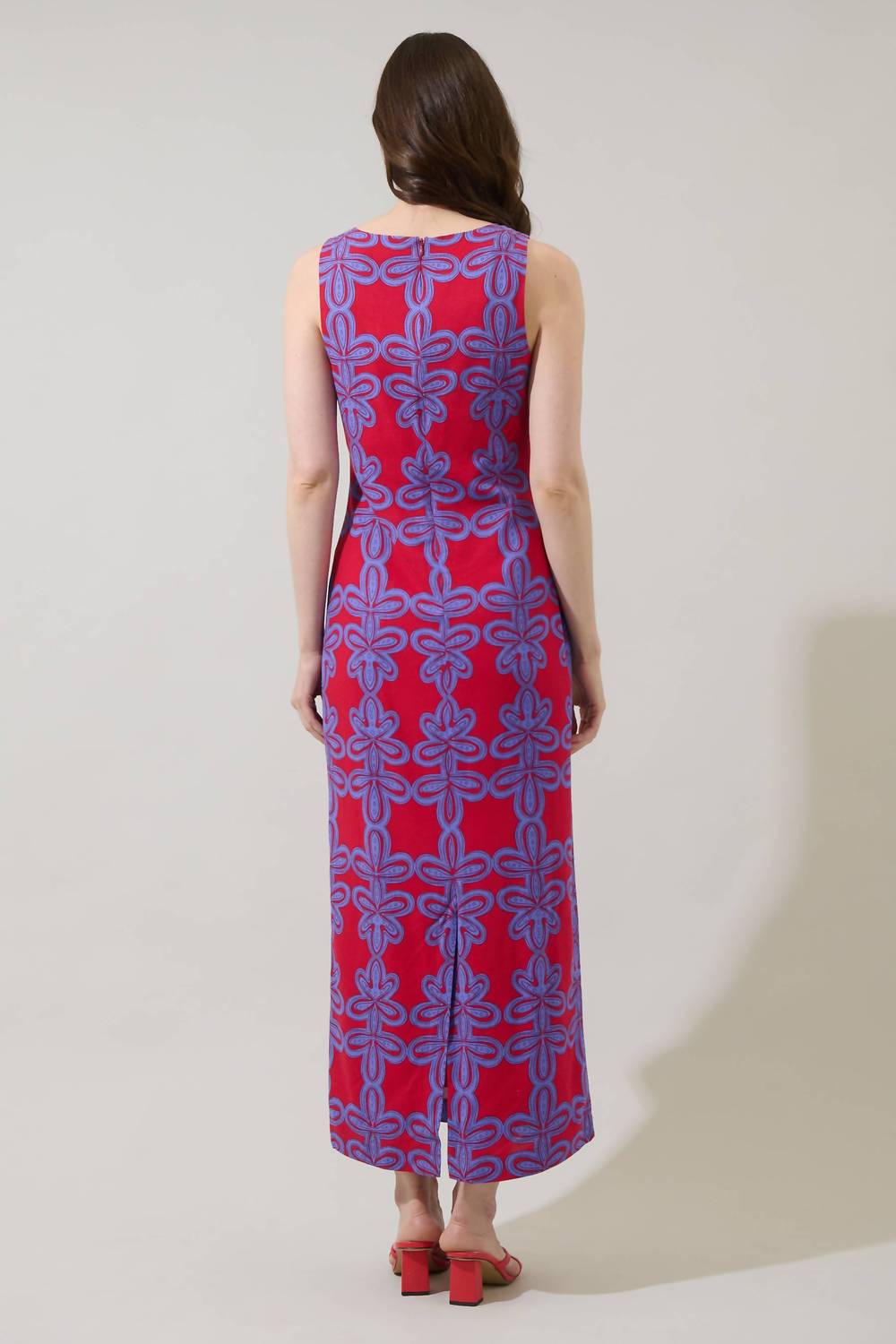 Sugarlips - Rory Abstract Troy Maxi Dress