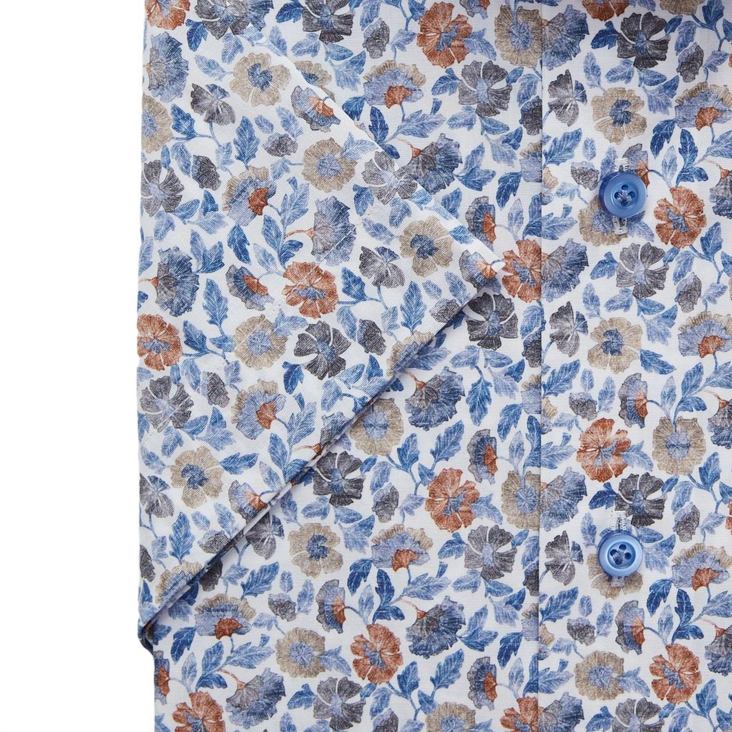 Emanuel Berg - Marseille Floral Print Short Sleeve Shirt