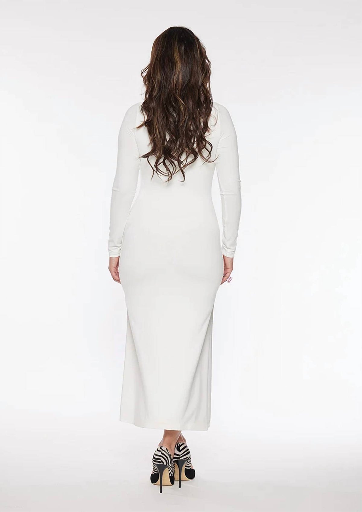 Circular Path - Martini Long Sleeve Dress