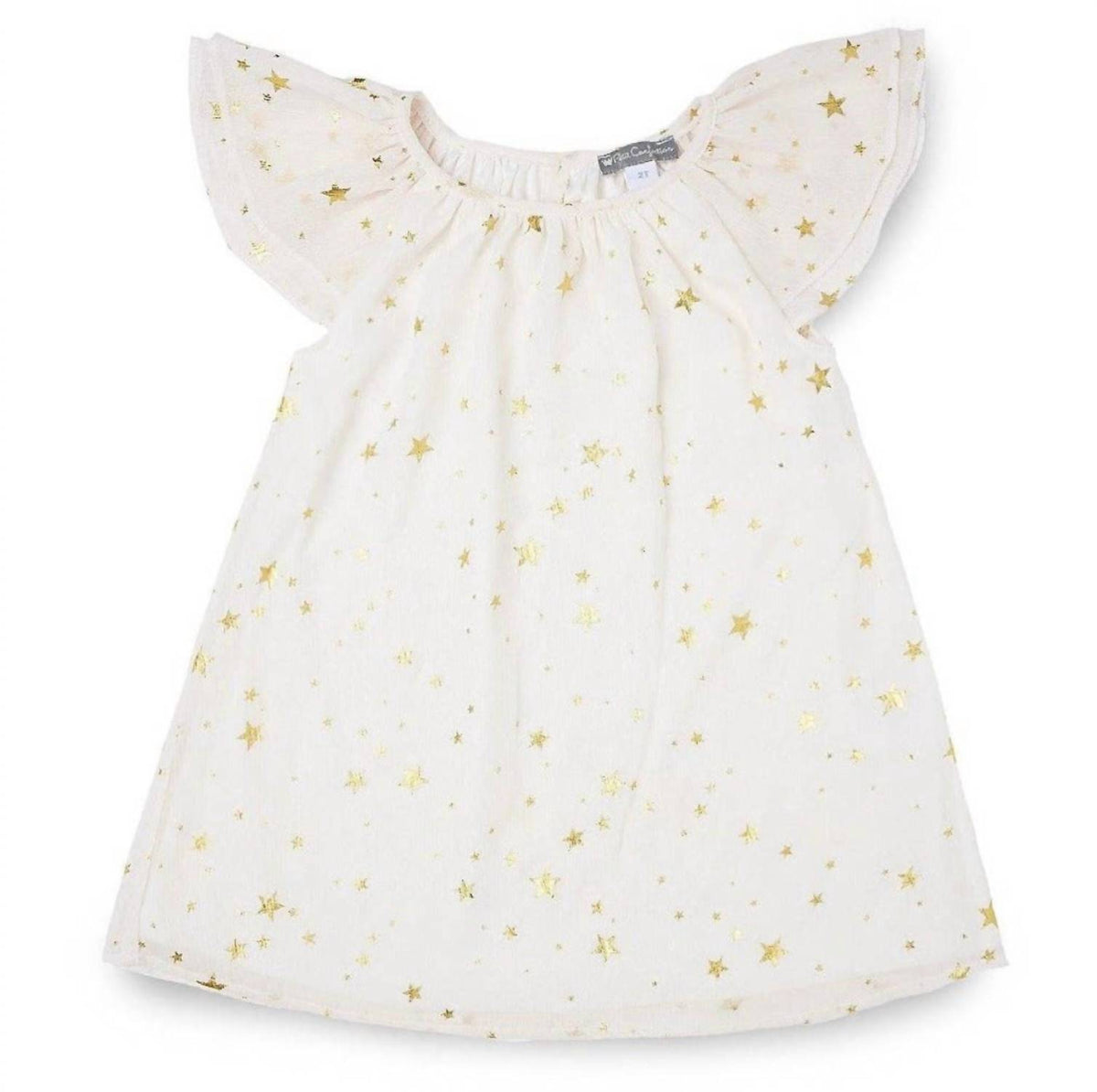 Petit Confection - Girls' Star Printed Chiffon Dress