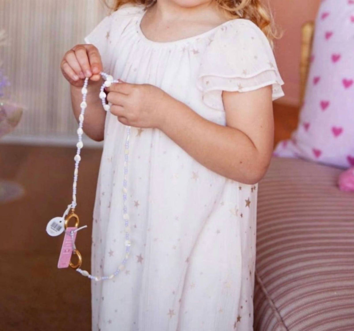 Petit Confection - Girls' Star Printed Chiffon Dress