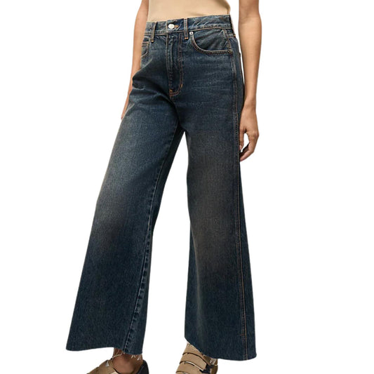 Veronica Beard - Taylor Cropped Wide-Leg Jean