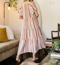 Blue B - Striped Maxi Dress