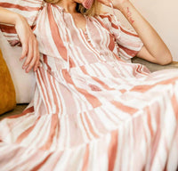 Blue B - Striped Maxi Dress