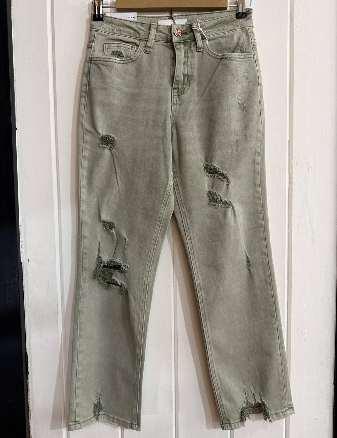 Vervet By Flying Monkey - Women's High Rise Crop Jean