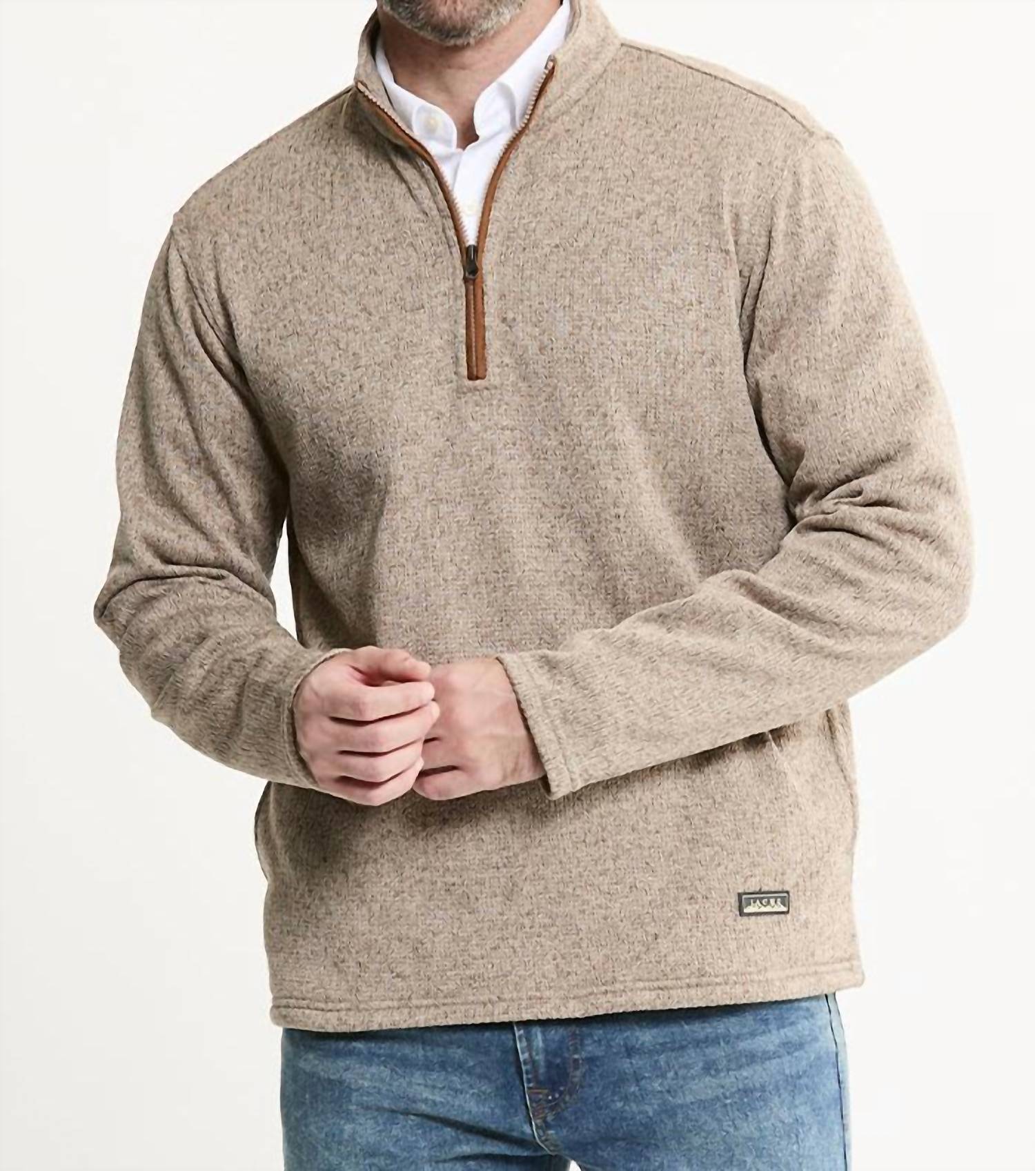 Jachs New York - Stretch Fleece Quarter Zip Pullover