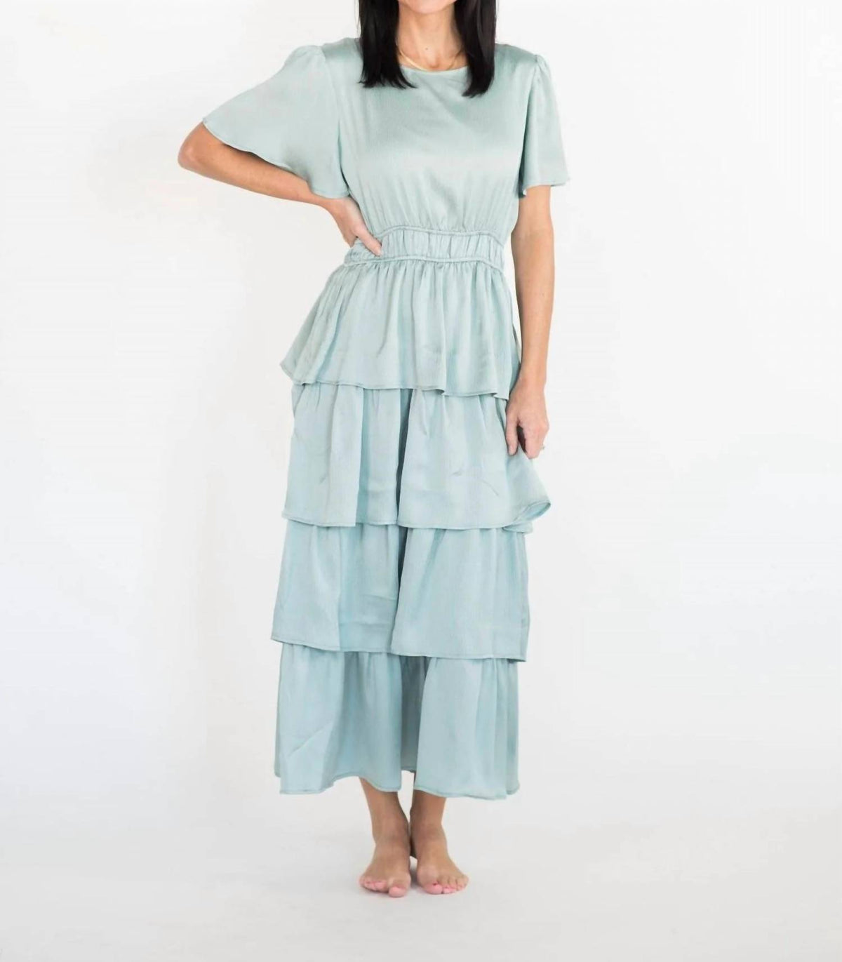 Tea N Rose - Lindee Tiered Dress