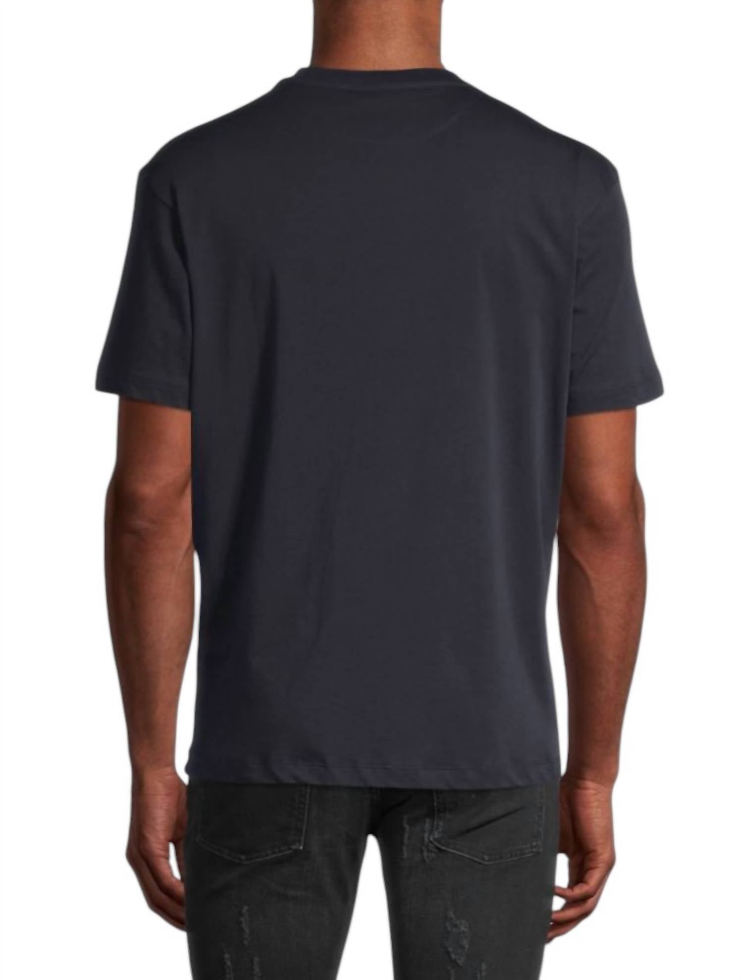 Bally - Men's Short Sleeve Striped Logo T-shirt