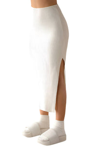 Joah Brown - Side Slit Midi Skirt