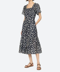 Sea - Short Sleeve Midi Dress