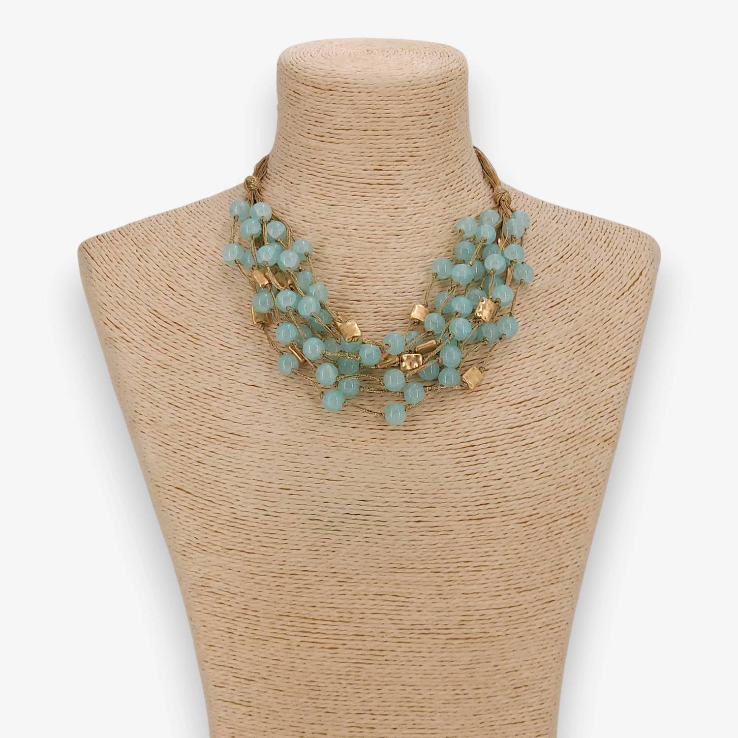 Bijoux Envie - Women's Chunky Beaded Necklace