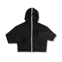 On This Day - Cropped Zip Hoodie