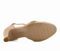 Andrea - Women's T-strap Bicolor Pumps