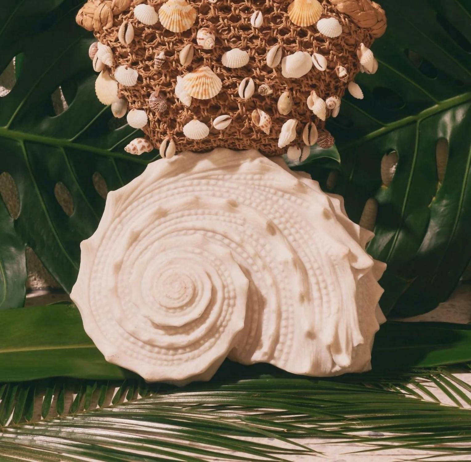 Simon Miller - Women's Shelly Raffia Crossbody Bag With Seashells