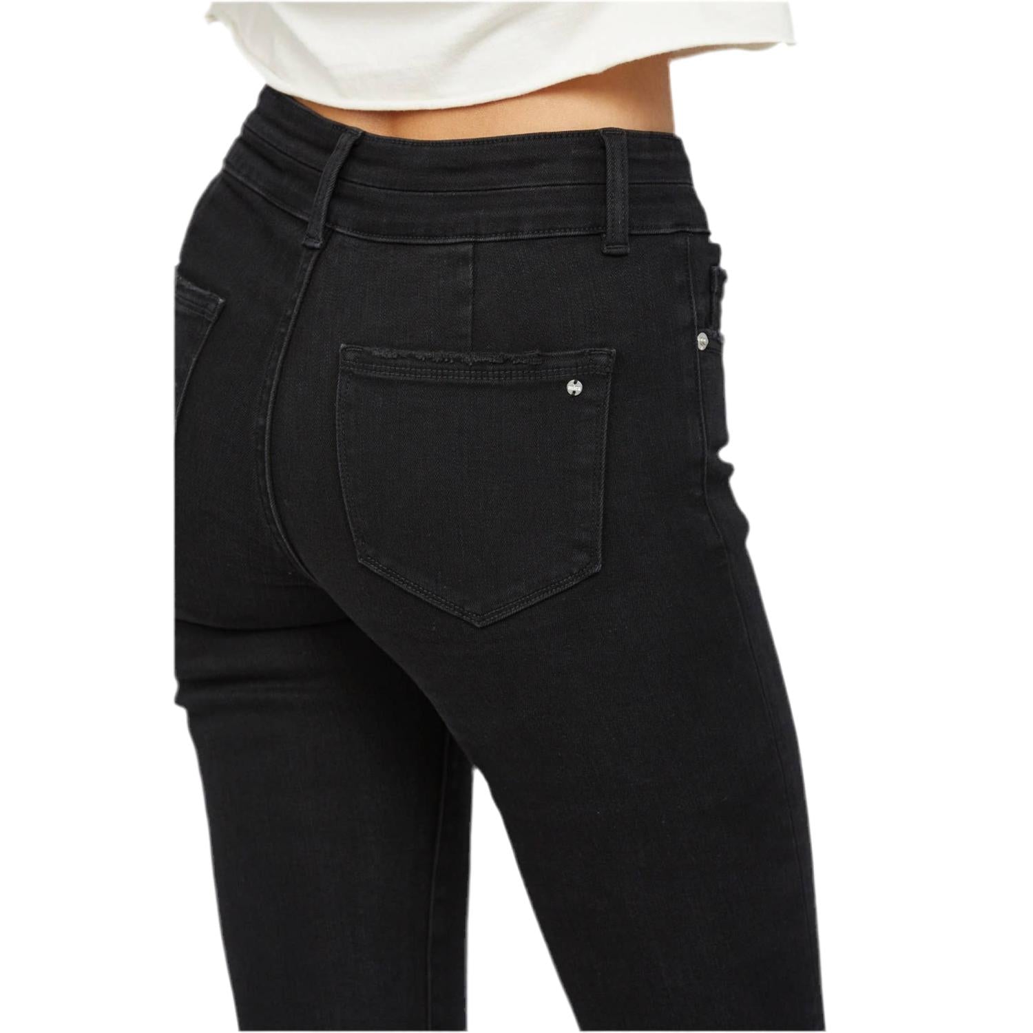 Mica Denim - Mid Rise Slim Boot Cut Jeans