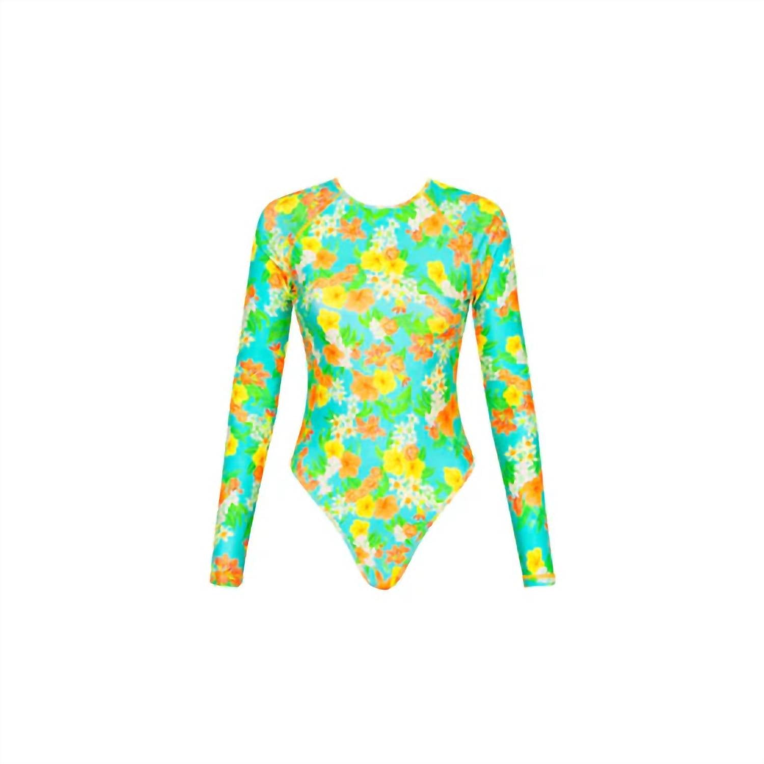 Kulani Kinis Long Sleeve Surf Suit in sunkissed soul - women's swimwear - alternate view
