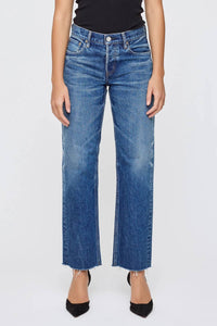 Moussy - Needham Straight Leg Low Rise Jeans