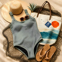 Tribal - Ribbed One Piece Suit