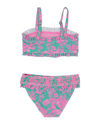 feather 4 arrow Girls Wanderlust Bikini Set in ultramarine - kids' bikini - alternate view