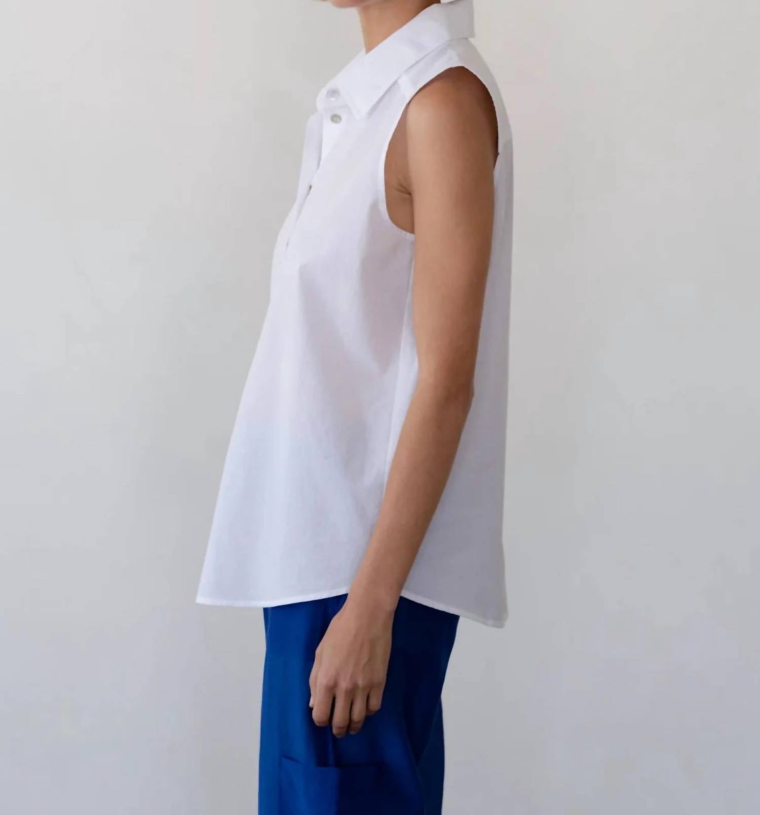 Donni. - Sandwash Sleeveless Shirt