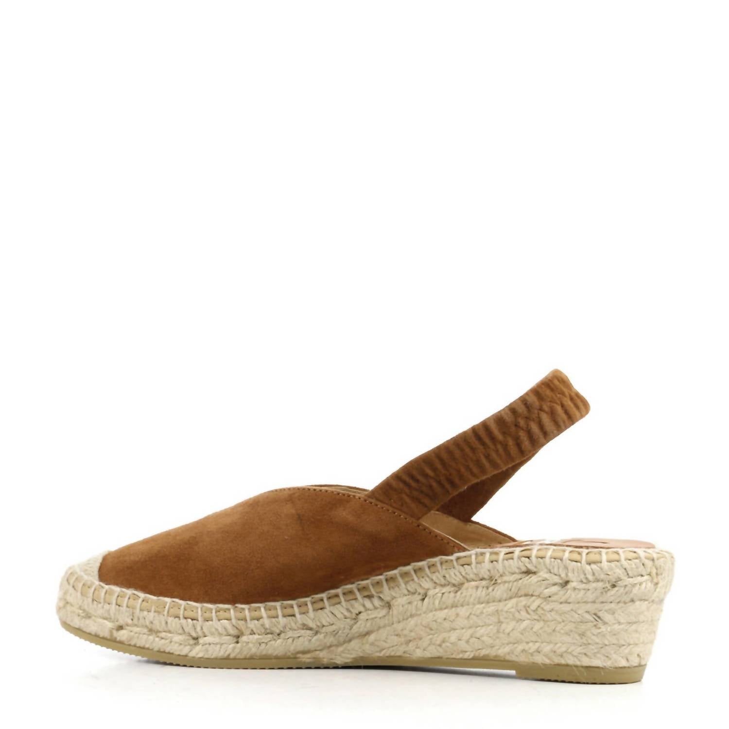 KANNA Women's Suede Espadrilles in brown - women's shoe